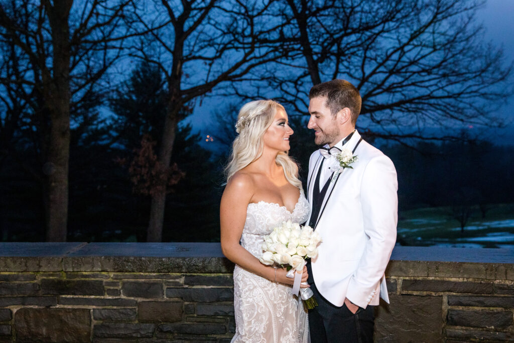 Bride and groom photo from a wedding at the albany country club by mazzone hospitality by Albany NY photographer Caitlin Miller Photography