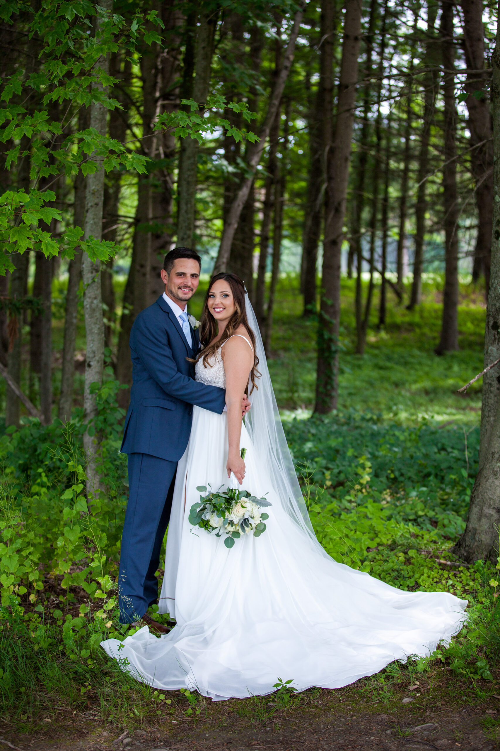 Bride and groom from a wedding at the Albany Country Club by Albany NY photographers Caitlin Miller Photography