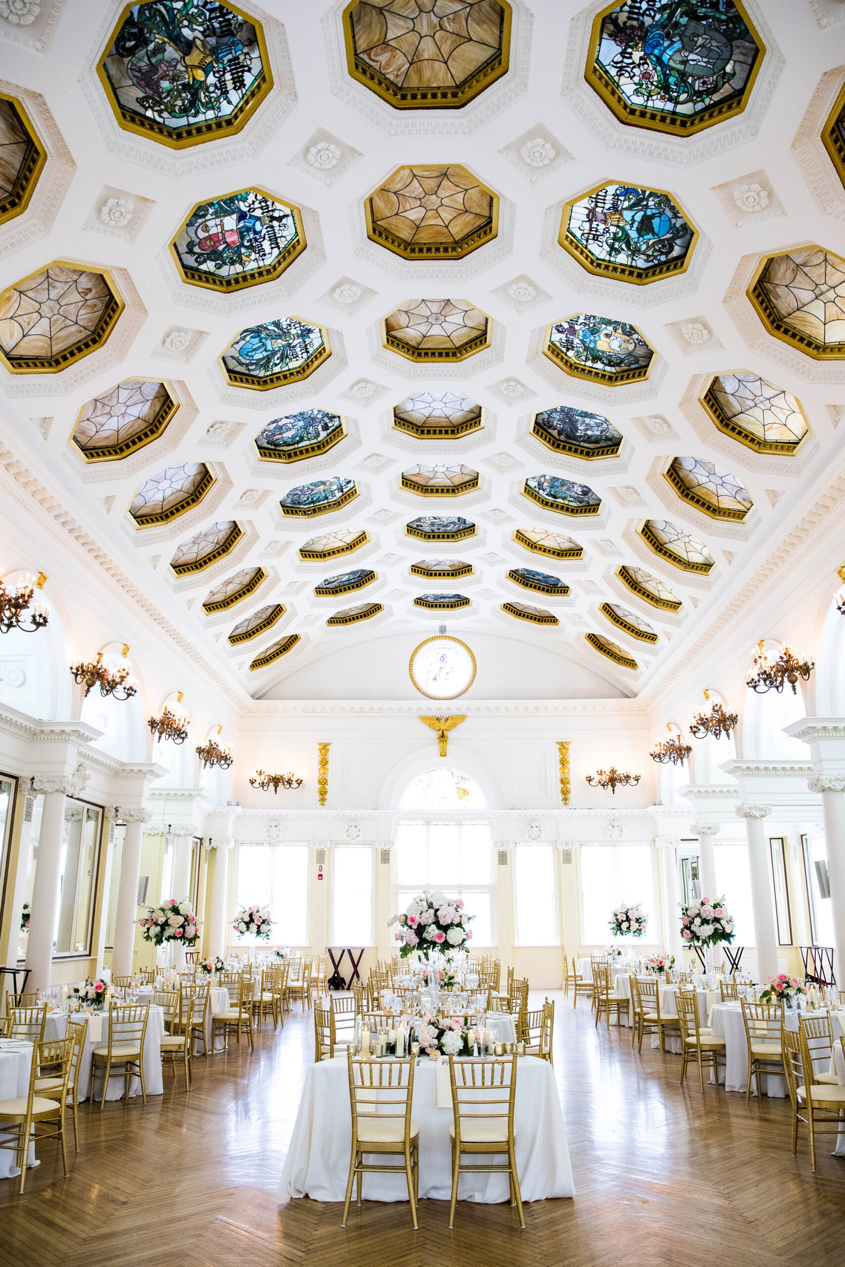 Reception room at the Canfield Casino Saratoga Springs