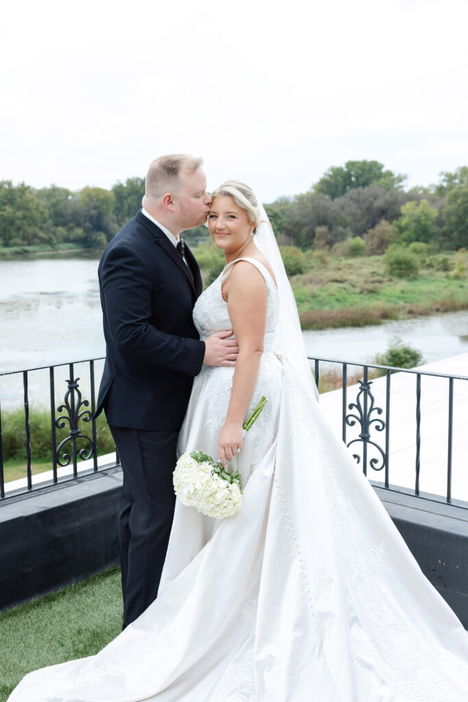 A newlywed couple at one of the wedding venues in Upstate NY