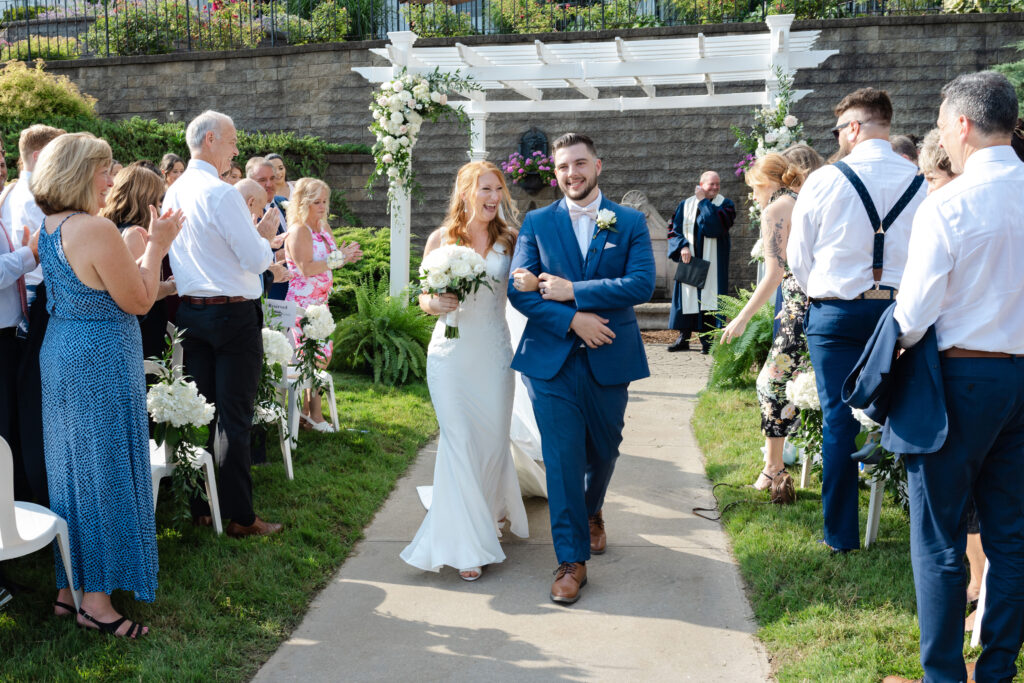 Photos of a bride and groom from a wedding at the Glen Sanders Mansion Scotia NY