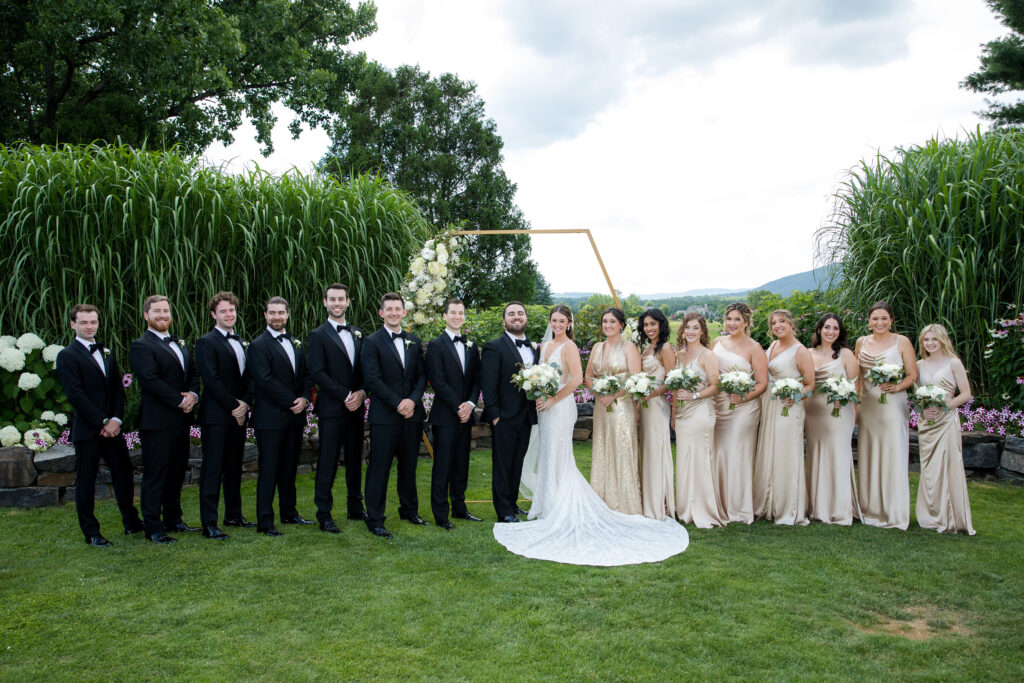 Bridesmaids at a hiland park country club wedding