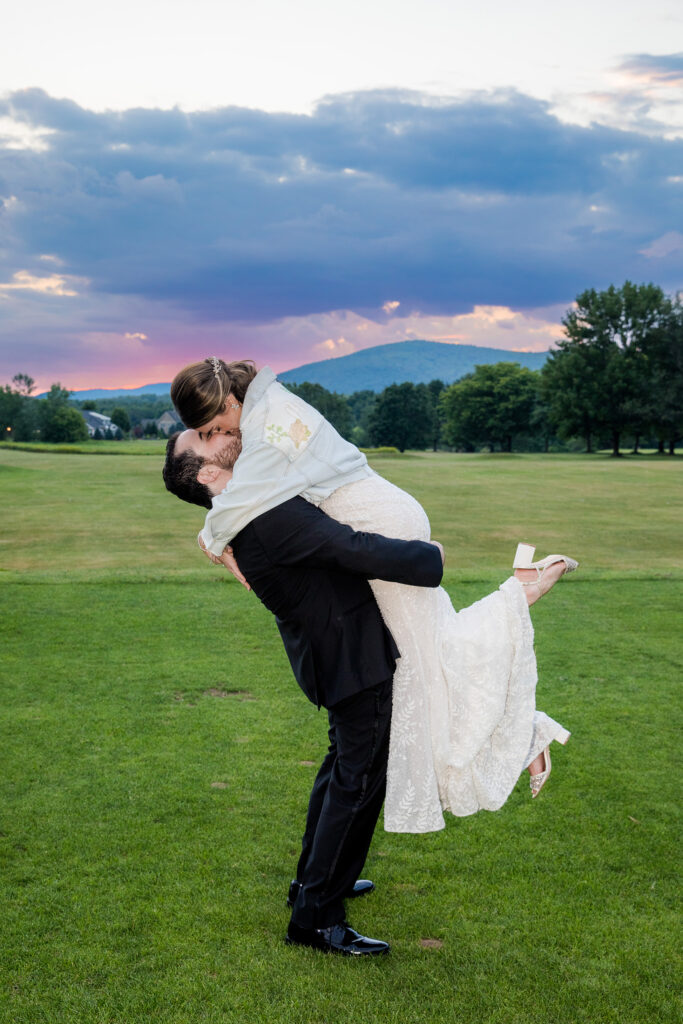 Sunset photo at hiland country club queensbury