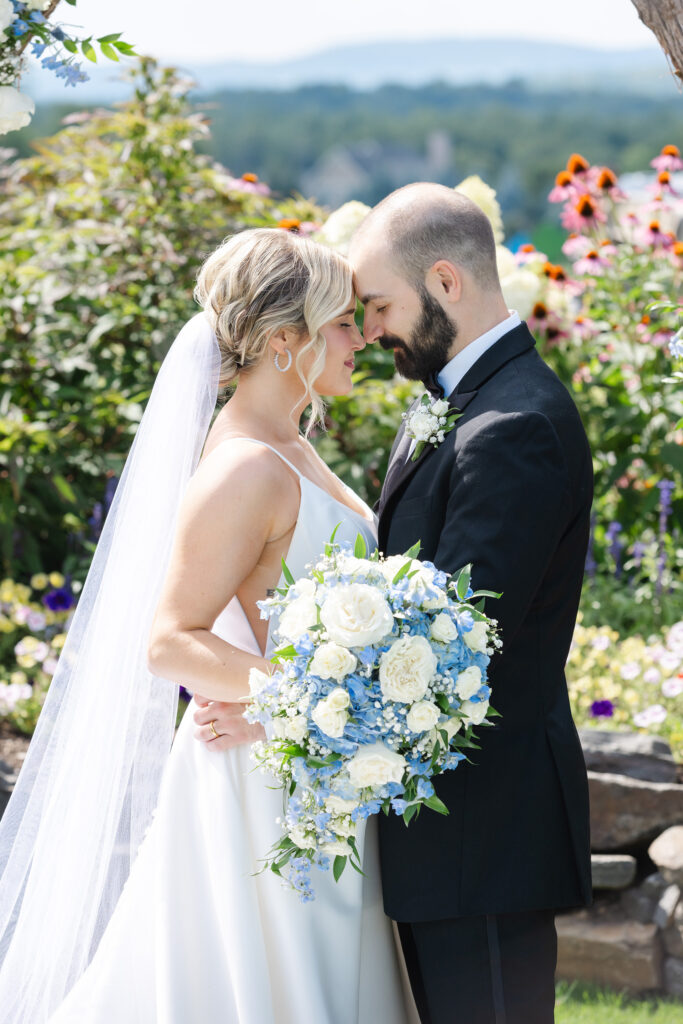 Photo of the married couple from a wedding at the Hiland Country Club Queensbury, NY