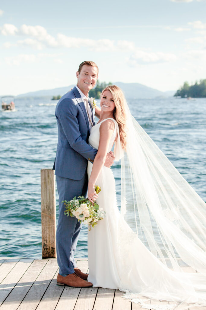 Bride and groom portraits from a Lake George wedding at the Sagamore Resort on Lake George NY