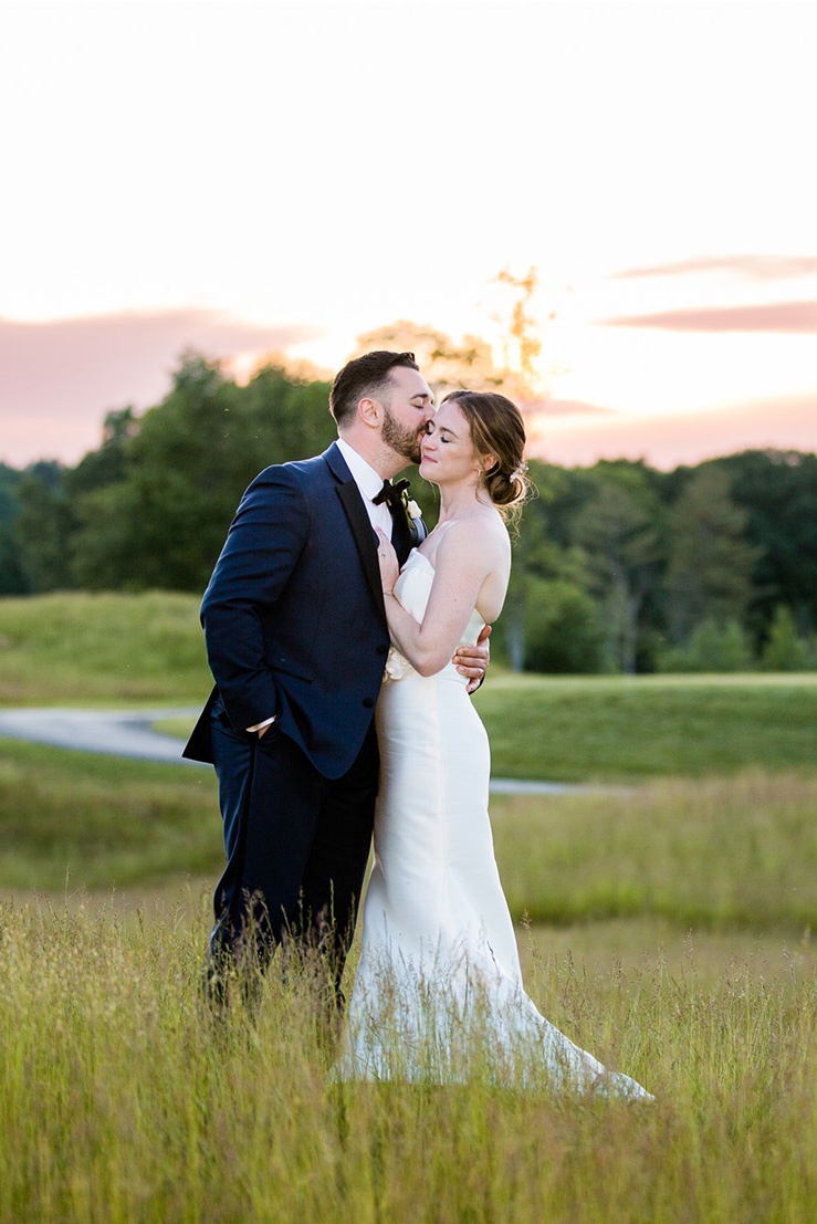 Bride and groom from a Saratoga National Golf Club wedding by Saratoga Springs photographer Caitlin Miller - one of our favorite Upstate NY wedding locations!