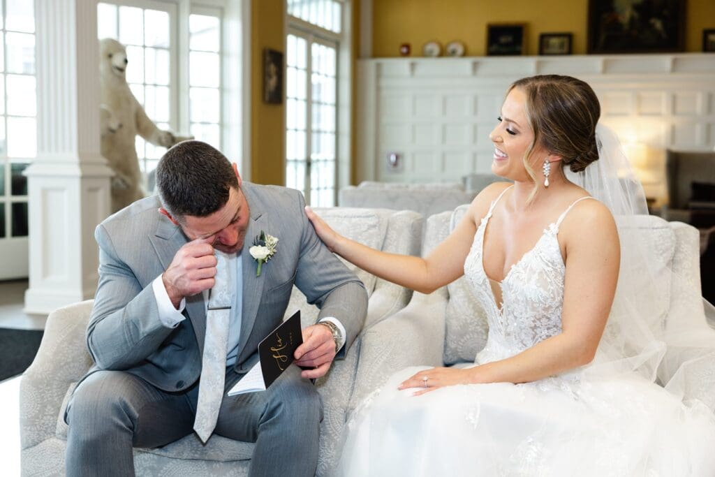 Photos from a stormy Sagamore Resort wedding on Lake George by Saratoga Springs wedding photographer Caitlin Miller